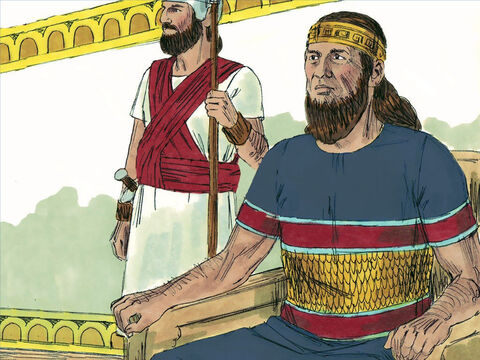 Quando o rei Abias de Judá morreu, seu filho Asa o sucedeu como rei. – Slide número 1