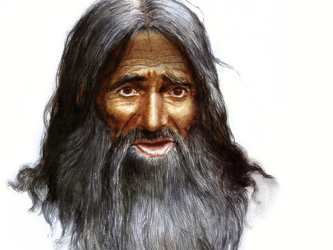 Pode ser usada para representar qualquer homem de aparência selvagem e mais velho da Bíblia. – Slide número 16