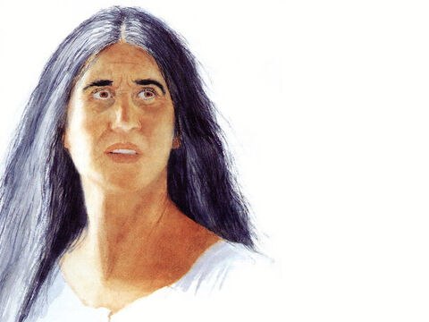 Esta ilustração pode ser usada para representar quase qualquer personagem feminino da Bíblia. – Slide número 22
