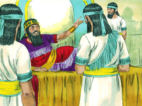 O rei Belsazar enviou convites para uma grande festa a 1.000 de seus nobres. – Slide número 2