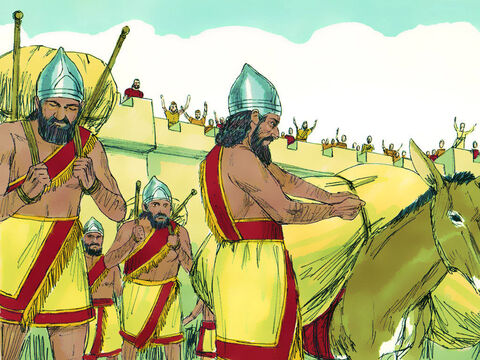 Os Babilônios sitiaram a cidade de Jerusalém, com Daniel preso dentro da cidade. – Slide número 3