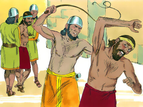 Sísera, que tinha 900 carros de ferro, oprimiu cruelmente os israelitas por vinte anos. Então, eles clamaram a Deus por ajuda. – Slide número 6