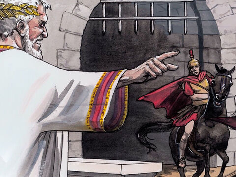 Quando Herodes percebeu que ele havia sido enganado pelo Magos, ele ficou furioso. – Slide número 3