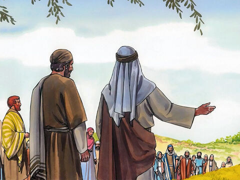 E muitos dos samaritanos daquela cidade creram em Jesus, pela palavra da mulher, que testificou: “Ele me disse-me tudo quanto tenho feito." – Slide número 14