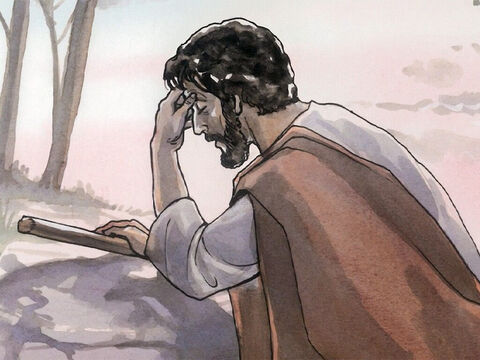 Na manhã seguinte, Jesus partiu e foi para um lugar deserto. – Slide número 8
