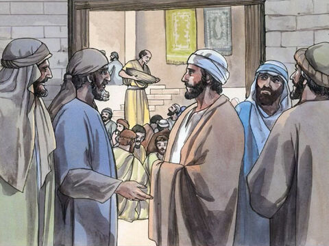 Então os discípulos de João vieram a Jesus e perguntaram, ... – Slide número 1