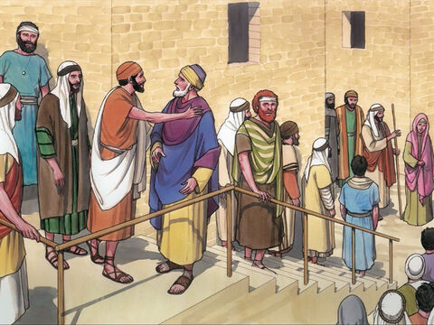 Enquanto Jesus ainda estava falando, chegou alguém da casa de Jairo, o dirigente da sinagoga, e disse: – Slide número 10