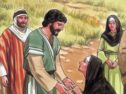 Ao ver chorando Maria e os judeus que a acompanhavam, Jesus agitou-se no espírito e perturbou-se. “Onde o colocaram?”, perguntou ele. “Vem e vê, Senhor”, responderam eles. Jesus chorou. – Slide número 7