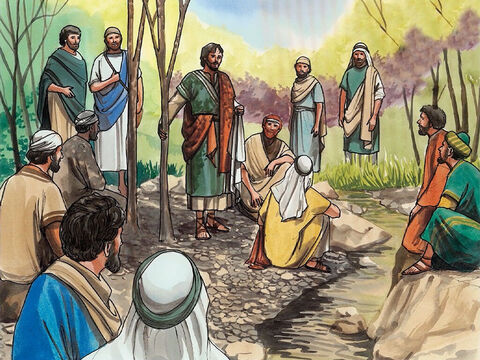  Jesus chamou à parte os Doze e lhes disse: “Estamos subindo para Jerusalém, e tudo o que está escrito pelos profetas acerca do Filho do homem se cumprirá. – Slide número 1