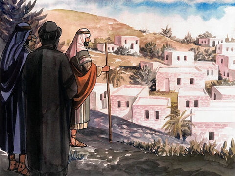 Seis dias antes da Páscoa Jesus chegou a Betânia, onde vivia Lázaro, a quem ressuscitara dos mortos. – Slide número 1