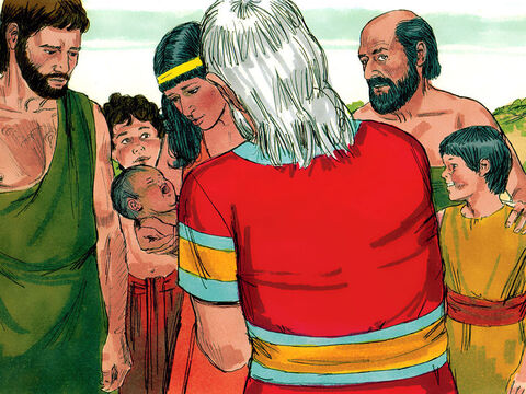 Abrão tinha oitenta e seis anos quando Agar deu à luz Ismael. – Slide número 9