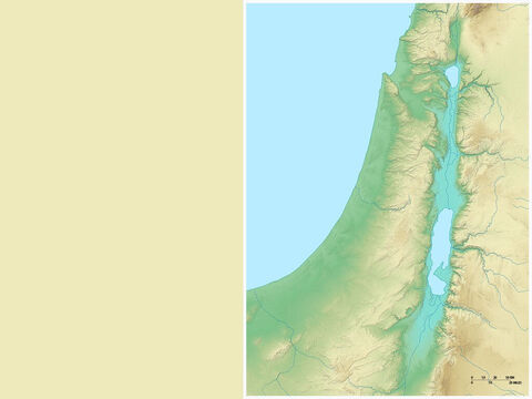 Mapa de Israel com espaço à esquerda para acrescentar mais imagens ou texto. – Slide número 10