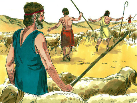 Ele dividiu aqueles que estavam com ele em dois grupos para que se Esaú atacasse um grupo o outro grupo pudesse escapar – Slide número 4