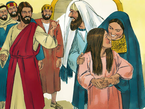 Jesus disse a seus pais assombrados que lhe dessem de comer. Então Jesus ordenou que não contassem a ninguém o que havia acontecido. – Slide número 15