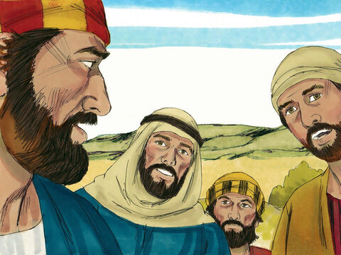 Os discípulos ouviram, mas não entenderam o que Jesus estava dizendo. – Slide número 3