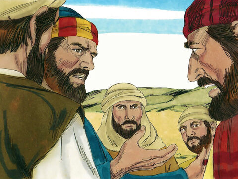 Quando os outros dez discípulos ouviram o que Tiago e João haviam pedido, eles ficaram furiosos. – Slide número 8