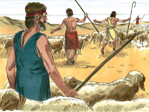 Os árabes que moravam nas proximidades trouxeram rebanhos de presente para Josafá - 7.700 carneiros e 7.700 cabras. – Slide número 8