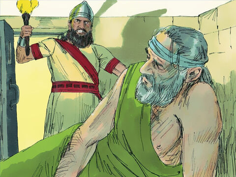 Como resultado, Jeremias foi preso. Quatro dos principais funcionários que sempre se opuseram ao profeta, Sefatias Gedalias, Jucal e Pasur queriam que ele fosse morto. – Slide número 7