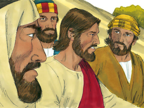 Jesus estava se aproximando da cidade de Jericó. – Slide número 1