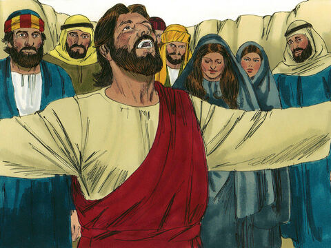 Então Jesus gritou: “Lázaro, venha para fora!” – Slide número 12