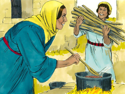 Jesus voltou para Nazaré com Seus pais e era obediente a eles. Maria guardava todas essas coisas em seu coração. – Slide número 10
