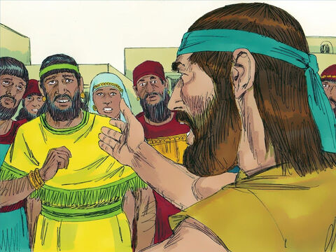 Em vez de rir do profeta, o povo de Nínive o ouviu e se arrependeu. – Slide número 14