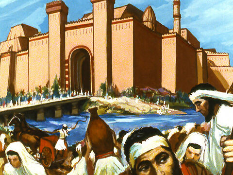 Nos tempos bíblicos, Nínive era a capital da nação da Assíria. Essa cidade era grandiosa em tamanho e em população. – Slide número 1