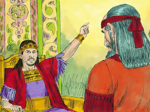 O rei Josias ordenou que Safã, o governante de Jerusalém, pegasse o dinheiro e o desse ao sumo sacerdote Hilquias para contratar trabalhadores para fazer os reparos. – Slide número 12