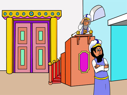 No grande templo, em Jerusalém, os principais sacerdotes e mestres da Lei tinham poucas pessoas para os ouvir. – Slide número 3