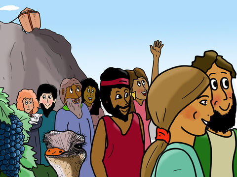 Depois que Noé, sua mulher, seus três filhos e suas mulheres deixaram a arca no Monte Ararate, eles partiram rumo ao leste. – Slide número 1