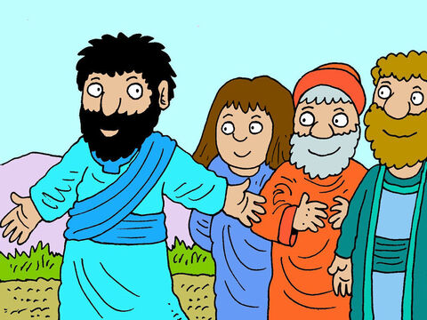 Multidões seguiam Jesus a toda parte. Jesus disse: <br/>– Se vocês escolherem ser meus discípulos, precisam me amar mais do que amam a sua família. – Slide número 2