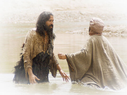 – O batismo de João, de onde ele veio? – Slide número 6
