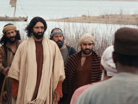 A população local teve medo e implorou a Jesus que deixasse a região. – Slide número 16
