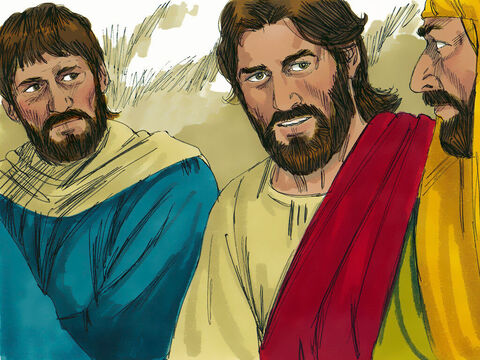 Judas, que estava perto de Jesus, perguntou: “Certamente você não está se referindo a mim?”. Jesus respondeu: “Você o disse”. – Slide número 11