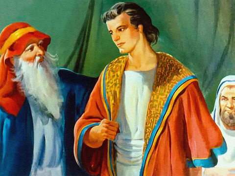 Vestir essa túnica colocava José em um lugar acima de seus irmãos. E José merecia essa honra porque ele servia seu pai melhor que os outros. – Slide número 12