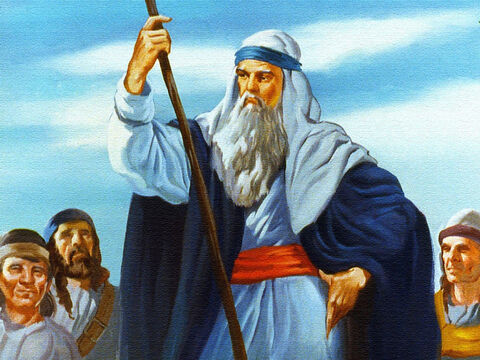 Moisés deveria ser usado por Deus para libertar Seu povo do poder de Faraó, o rei do Egito. – Slide número 4