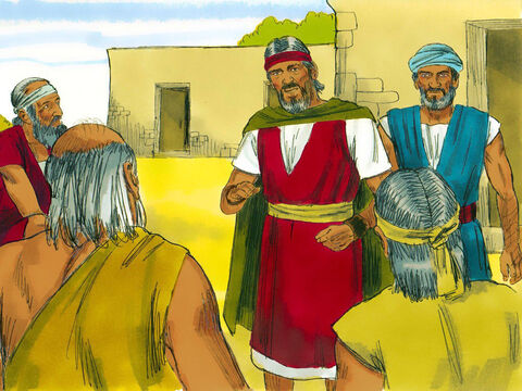 Moisés relatou isso aos líderes hebreus, mas eles estavam muito desestimulados para ouvi-lo, pelos maus tratos recebidos. – Slide número 9