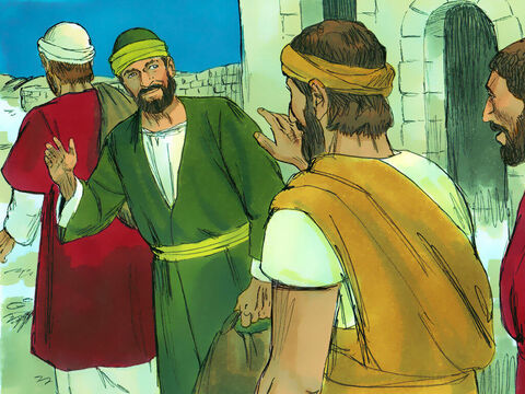 Paulo e Barnabé ficaram sabendo da trama e fugiram de Icônio rumo à região vizinha de Licaônia e à cidade de Listra. – Slide número 15