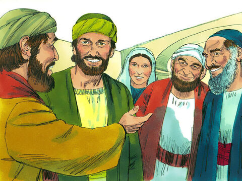 Saulo passou vários dias com os discípulos em Damasco - as mesmas pessoas que ele viera prender. – Slide número 15