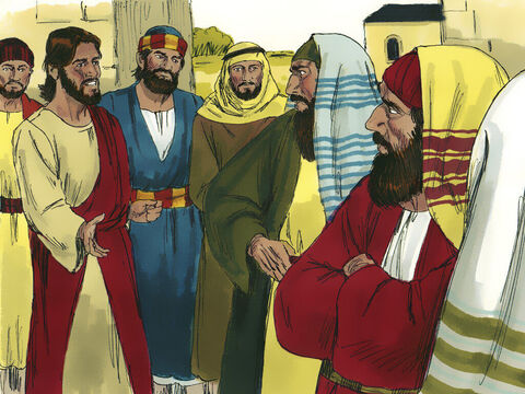 Jesus contou esta parábola a uns que confiavam em si mesmos, crendo que eram justos, e desprezavam os outros: – Slide número 1