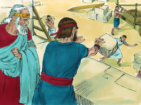 Salomão viu Jeroboão como uma ameaça e tentou assassiná-lo. Mas Jeroboão escapou e fugiu para o Egito, onde o rei Sisaque o protegeu. – Slide número 11