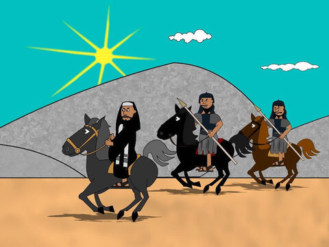 Alguns daqueles que criam em Jesus como seu Salvador estavam morando em um cidade chamada Damasco. Assim, Paulo viajou para lá para os prender. – Slide número 2