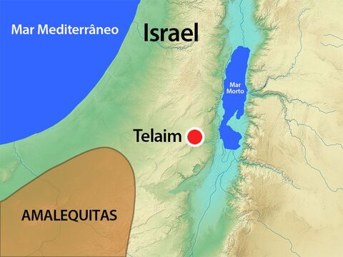 Saul convocou seus homens de combate em Telaim - mais de 200.000 soldados – Slide número 3