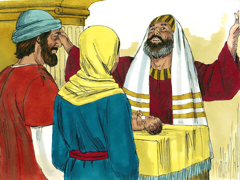 Oito dias após o nascimento de Jesus, Jesus foi levado para a cerimônia judaica da circuncisão (Gênesis 17:11 – Slide número 1