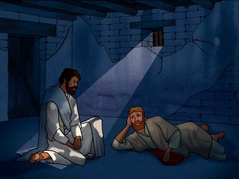 Agarraram Pedro e João e, como já estava anoitecendo, os colocaram na prisão até o dia seguinte. Porém, muitos que dos que ouviram a mensagem creram; e o número dos que creram chegou a cerca de cinco mil. Atos 4:3–4 – Slide número 11